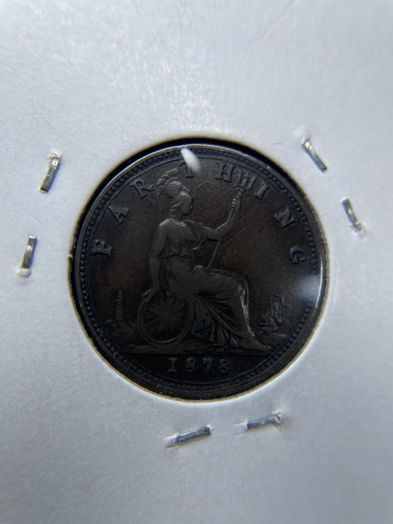 2024年集古藏今外币拍卖第七期-第3场—（总第63拍） 1878年英国一法新铜币