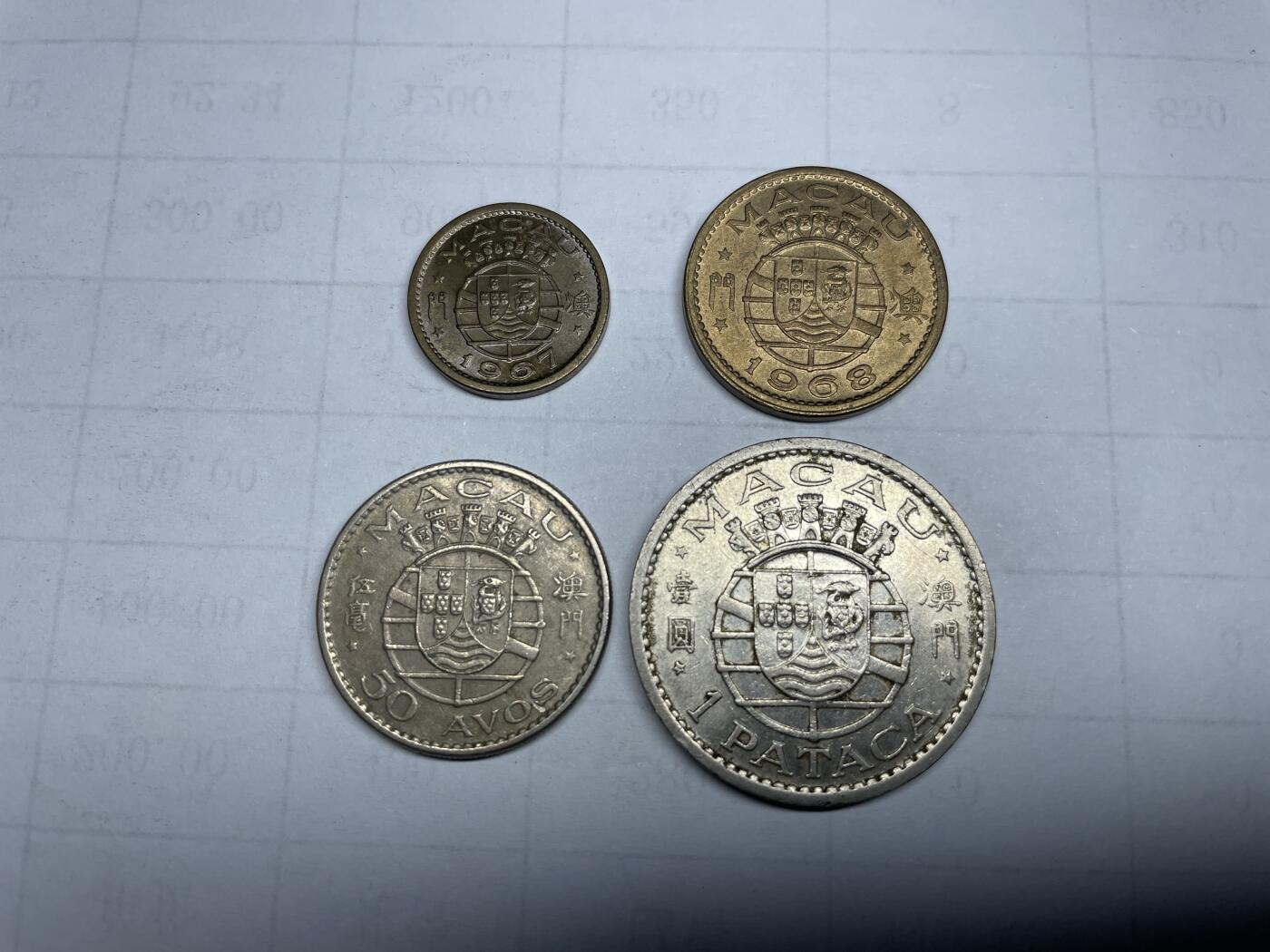 2024年集古藏今外币拍卖第七期-第3场—（总第63拍） 澳门早期四枚