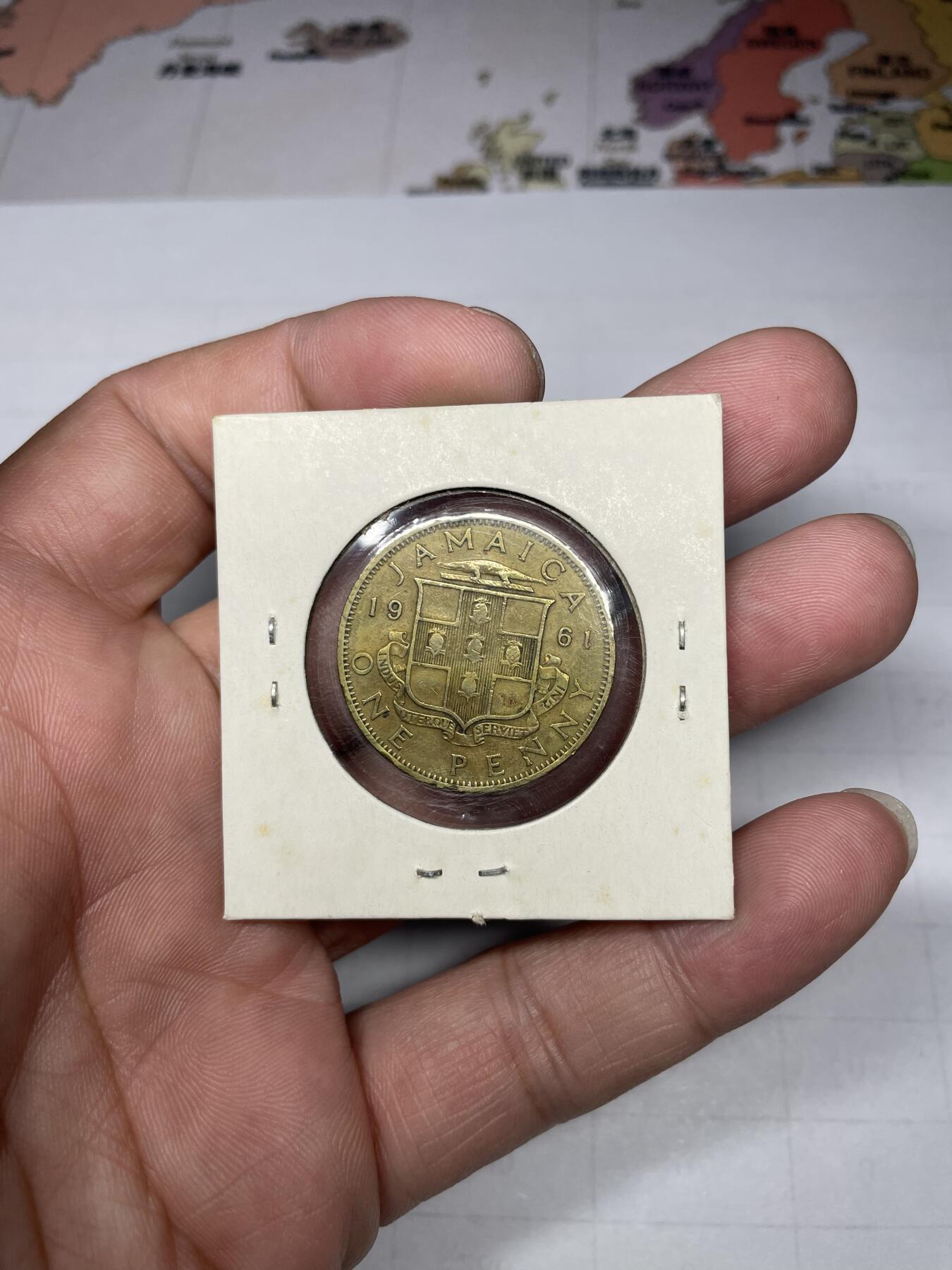 2024年集古藏今外币拍卖第七期-第3场—（总第63拍） 1961年牙买加一便士
