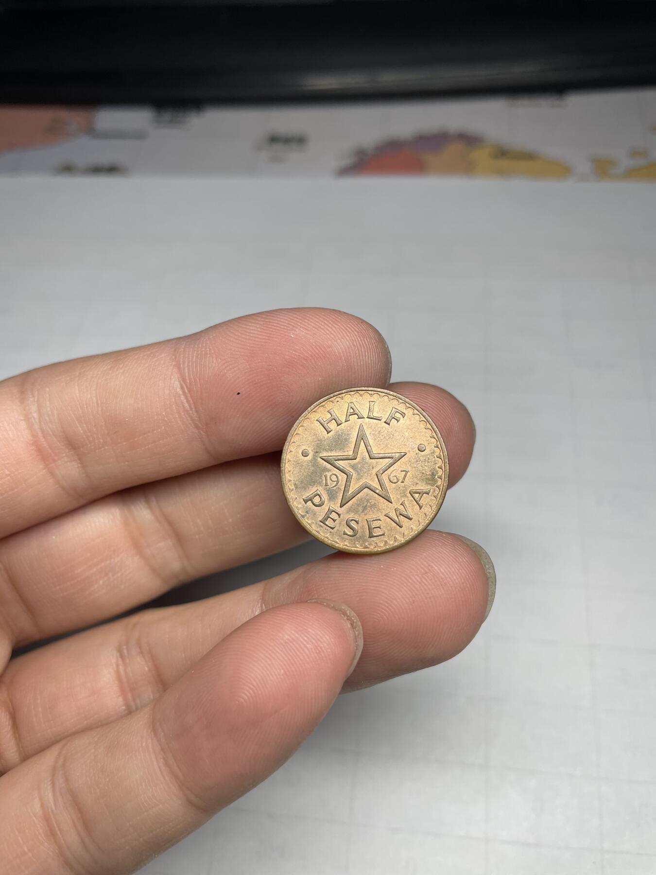 2024年集古藏今外币拍卖第七期-第3场—（总第63拍） 1967年加纳半比塞瓦