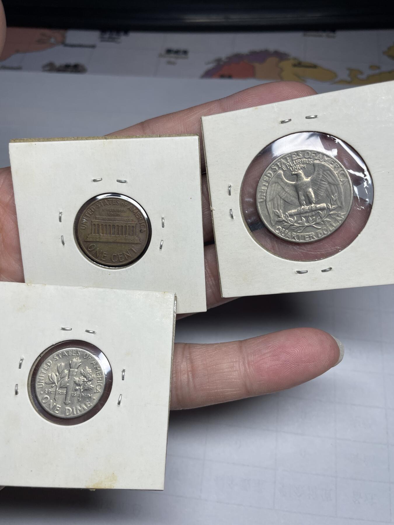 2024年集古藏今外币拍卖第七期-第3场—（总第63拍） 美国各面值三枚