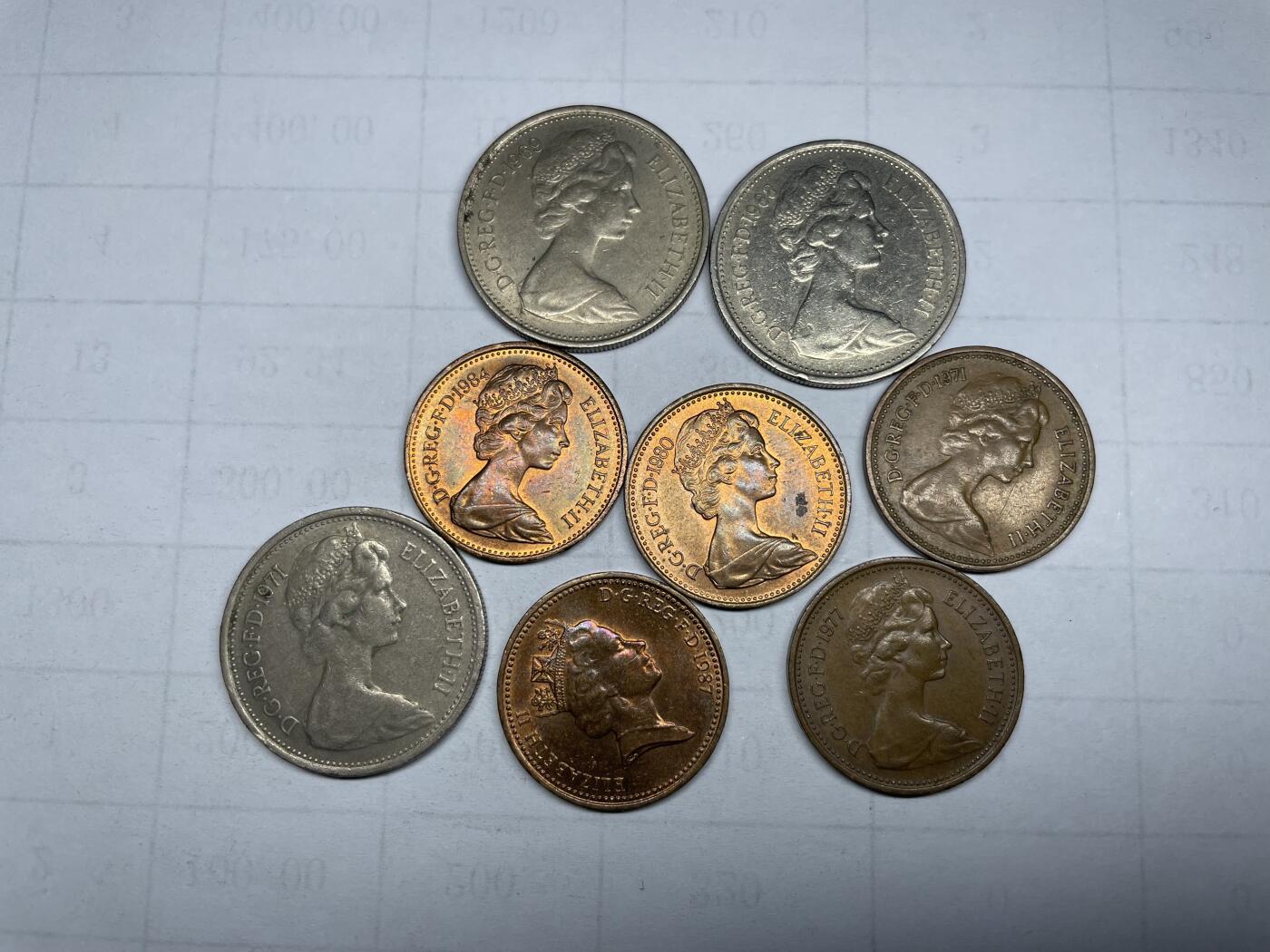 2024年集古藏今外币拍卖第七期-第3场—（总第63拍） 英国8枚