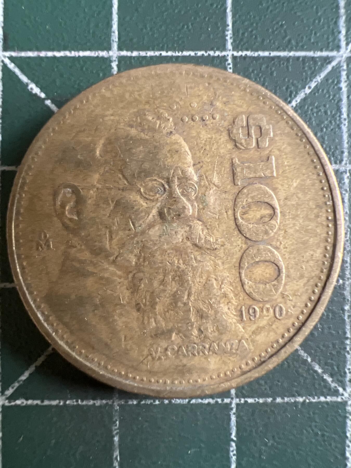 第662期 硬币场 （无押金，捡漏，全场50包邮，偏远地区除外，接收代拍业务，本店十天发一次货） 墨西哥100比索