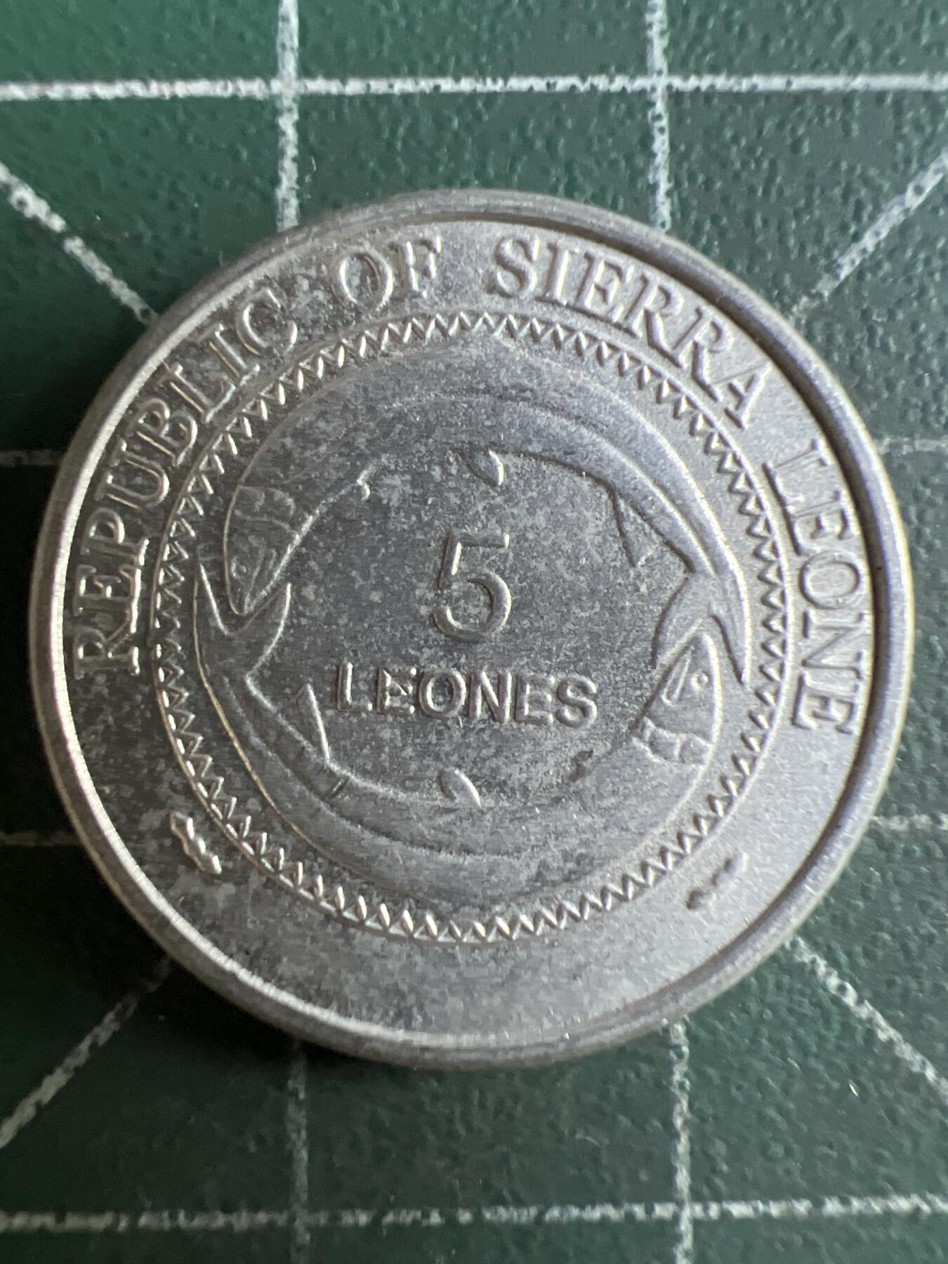 第607期 硬币专场 （无押金，捡漏，全场50包邮，偏远地区除外，接收代拍业务） 塞拉利昂5利昂