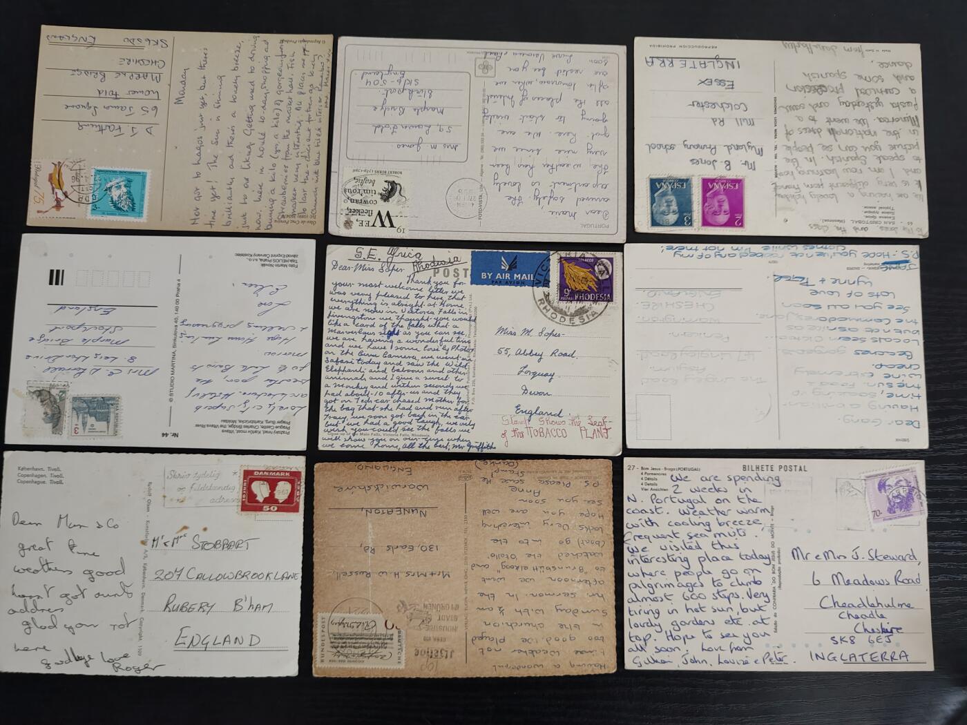 全场0元起拍 第158期 咸鱼国勋章拍卖专场 5月22日（周三）下午6：00开始 各国老明信片9张