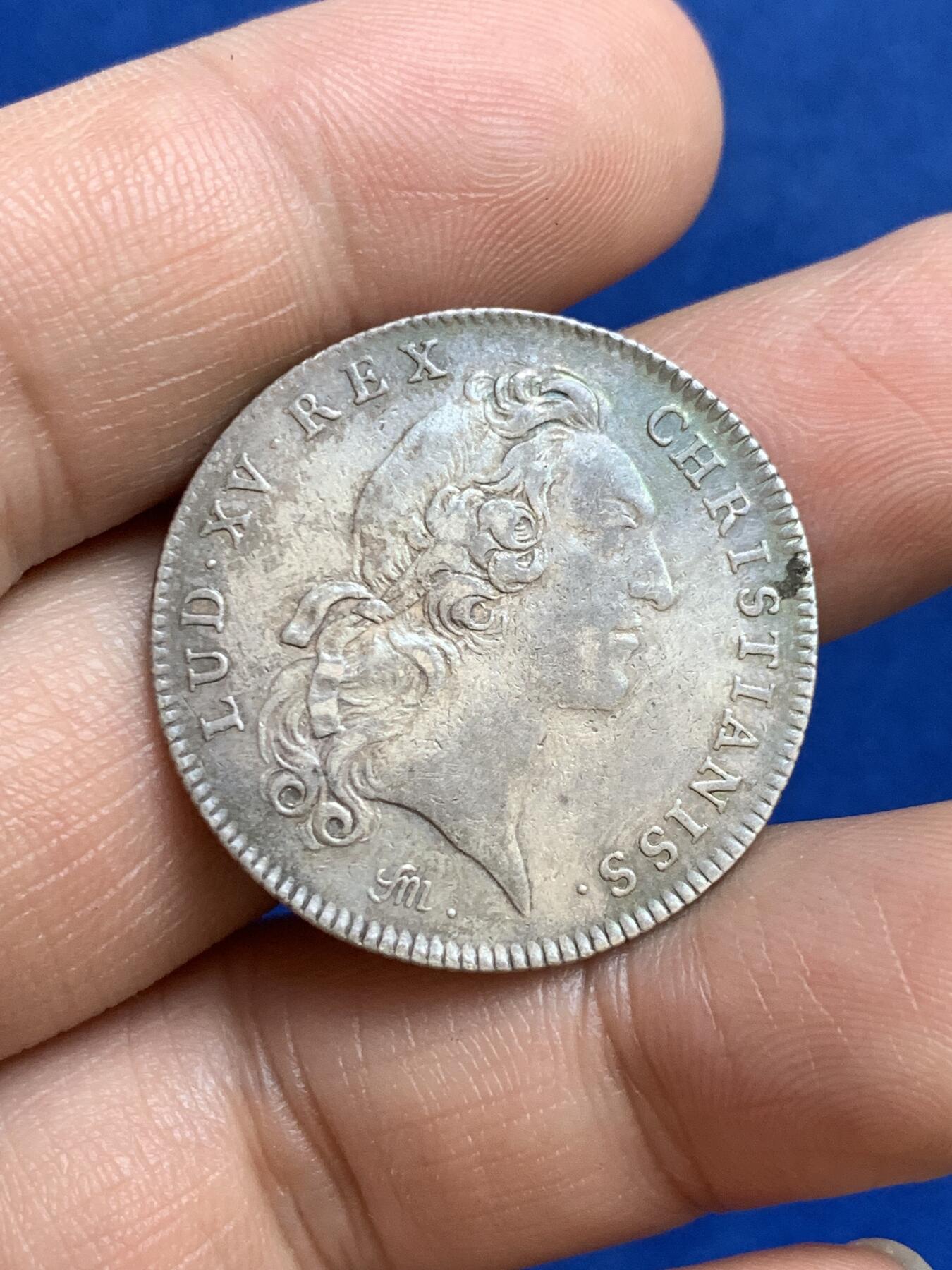 《竞宝斋》第271场-八角与章专场 周日，周一，周二  3场连拍 （全场包邮） 法国特鲁瓦火绳枪与射击银质jeton，8.09g，30.2mm