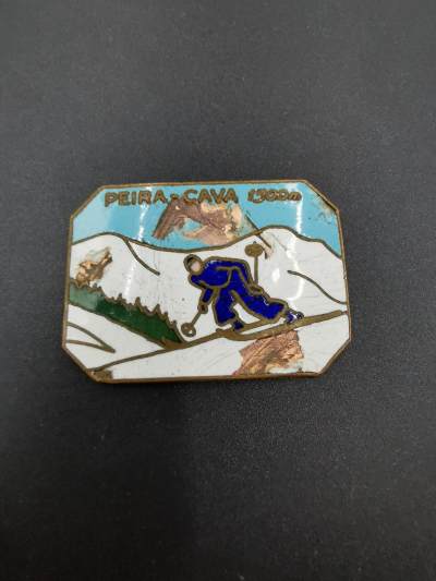 老王徽章第四十期 - 法国冬季冰雪运动证章   背杆损坏