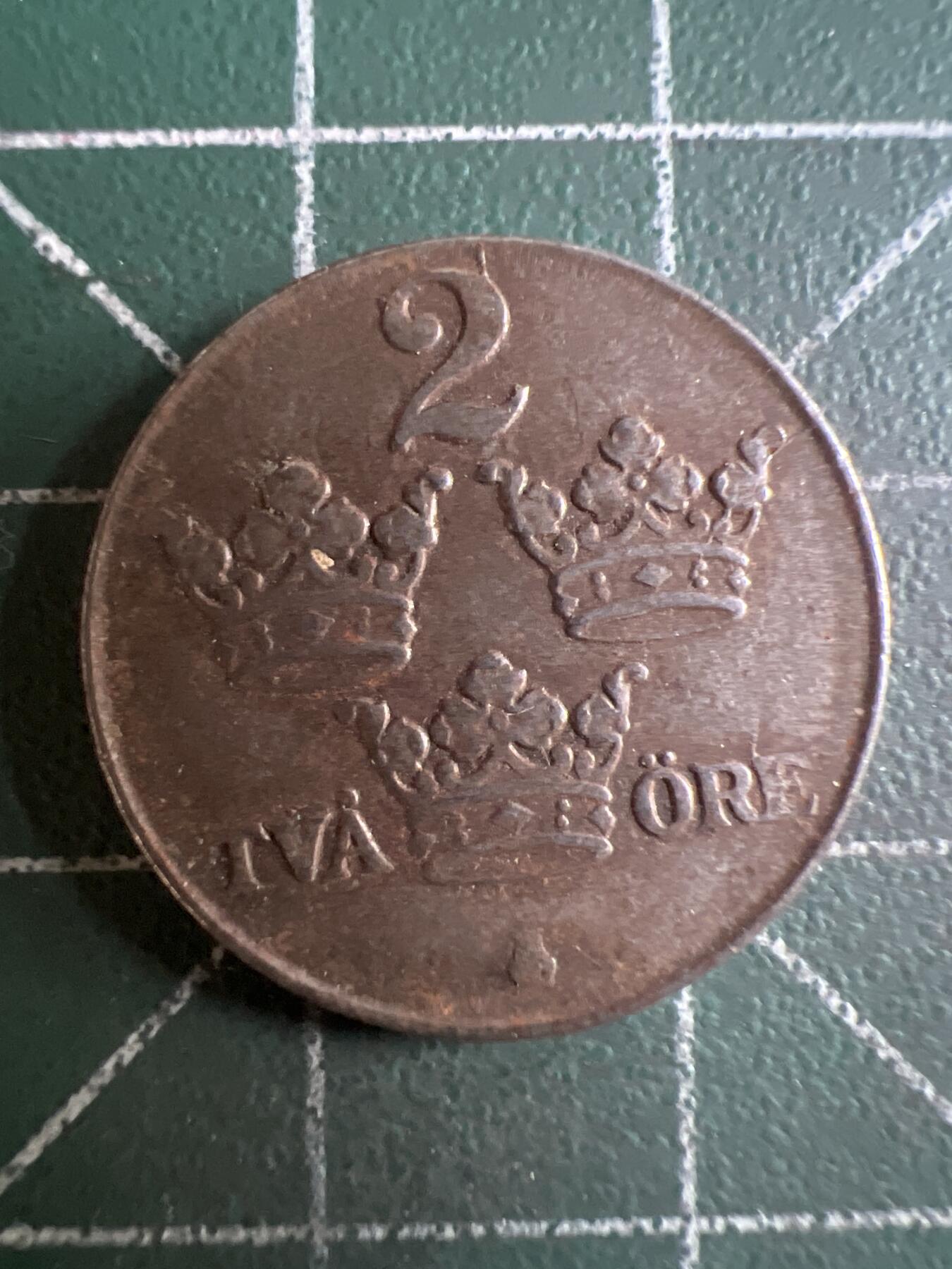 第607期 硬币专场 （无押金，捡漏，全场50包邮，偏远地区除外，接收代拍业务） 瑞典2欧尔 铁币