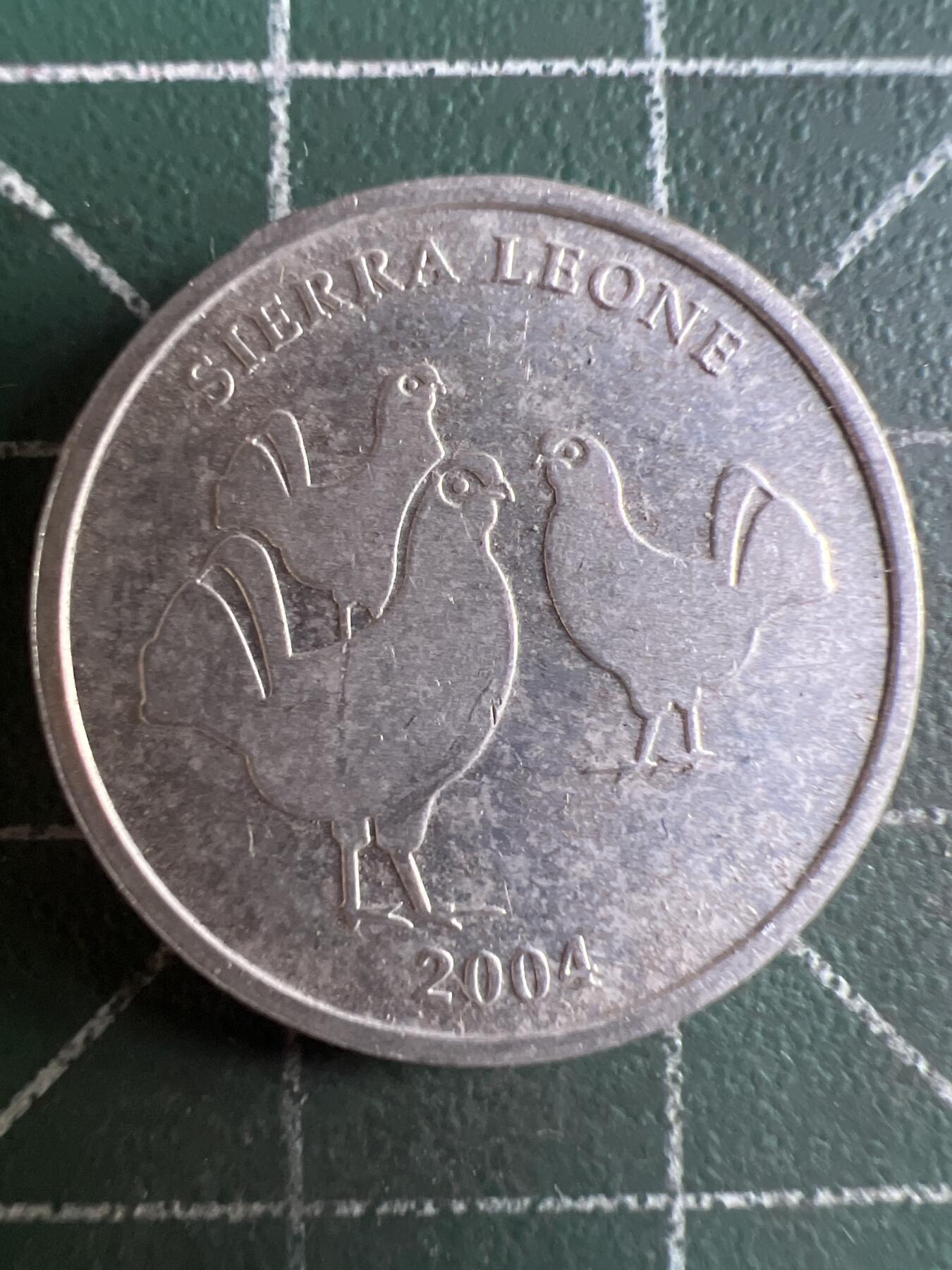 第607期 硬币专场 （无押金，捡漏，全场50包邮，偏远地区除外，接收代拍业务） 塞拉利昂5利昂