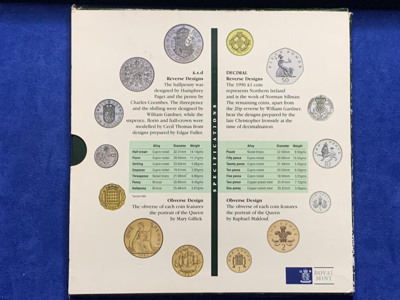 《竞宝斋》第269场- 周日，周一，周二  3场连拍 （全场包邮） 英国硬币套装 新旧版套币合集 附货币转换规则 改制前1套 改制后1套 稀少套装