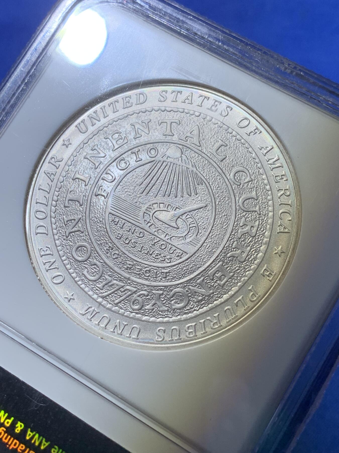 《竞宝斋》第269场- 周日，周一，周二  3场连拍 （全场包邮） NGC MS70 美国2006年富兰克林诞生300周年1美元磨砂银币 2008年度克劳斯世界硬币大奖赛之年度最佳历史意义银币 900银