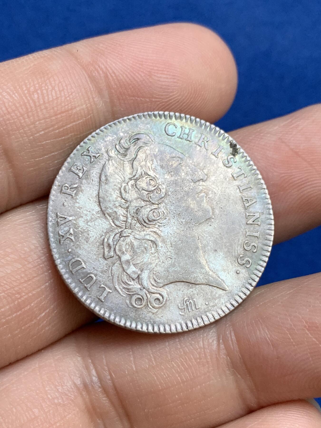 《竞宝斋》第271场-八角与章专场 周日，周一，周二  3场连拍 （全场包邮） 法国特鲁瓦火绳枪与射击银质jeton，8.09g，30.2mm