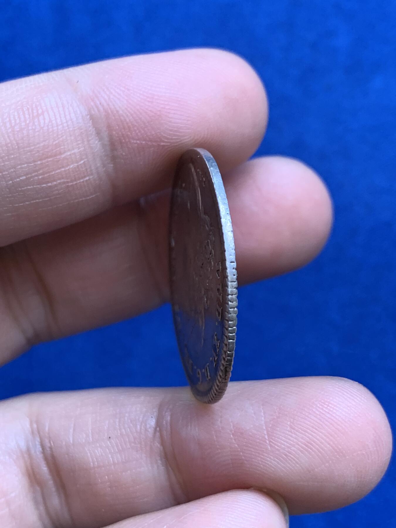 《竞宝斋》第271场-八角与章专场 周日，周一，周二  3场连拍 （全场包邮） 法国路易十五时期鲁昂市银制代币，7.75g，31mm