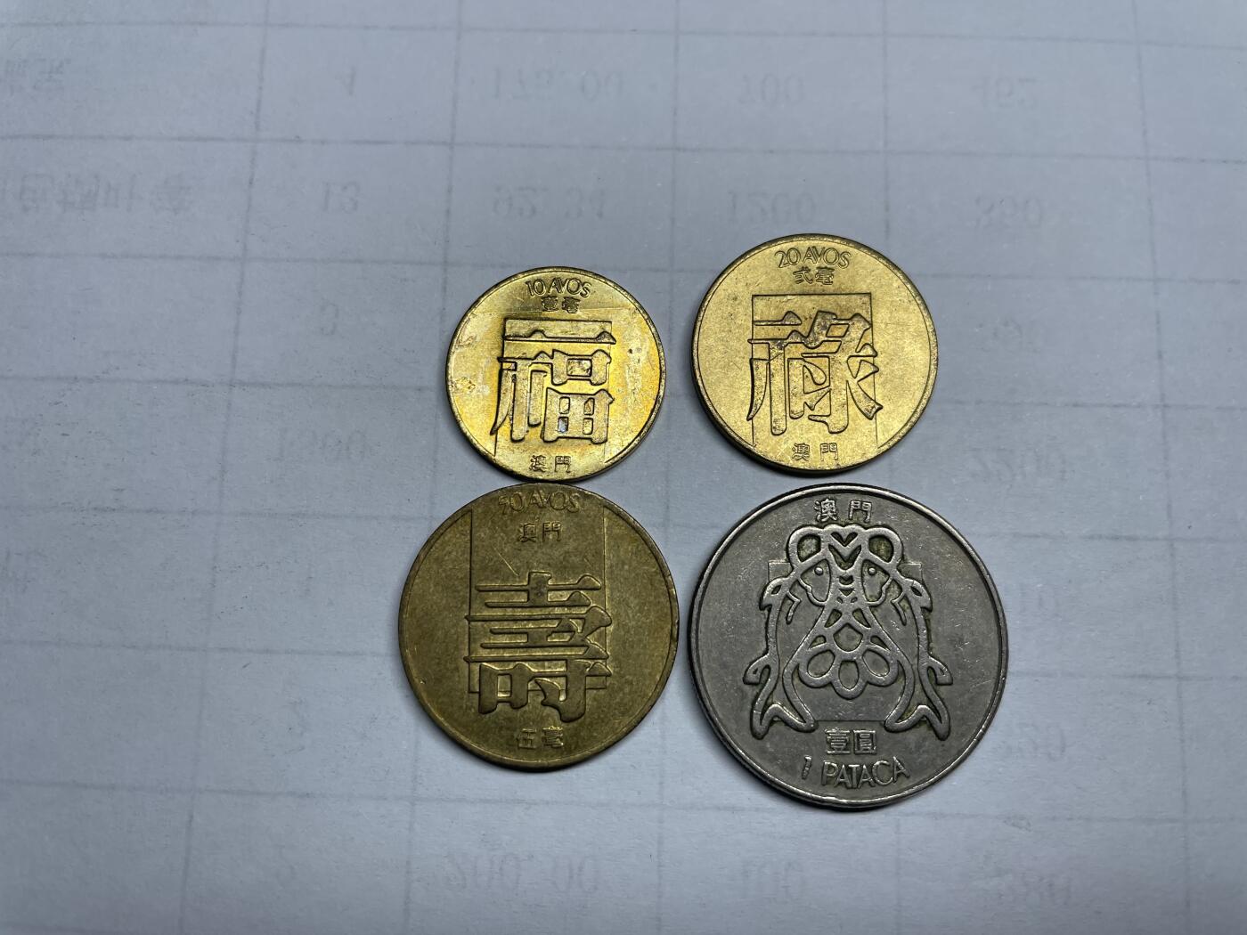 2024年集古藏今外币拍卖第七期-第3场—（总第63拍） 澳门福禄寿双鱼四枚