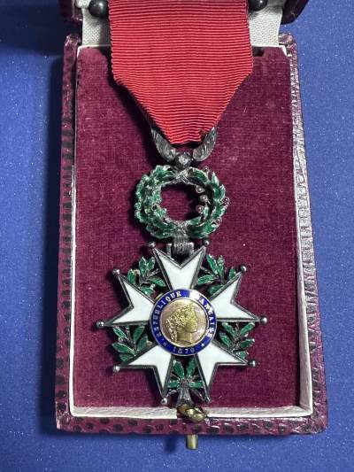 拿破仑的余晖（第二期） - 荣誉军团勋章立体版本银制带勋棍一颗钻
