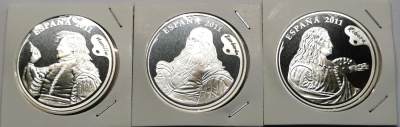 凡希社世界钱币微拍第二百六十九期 - 西班牙克朗型大银三枚一组好品