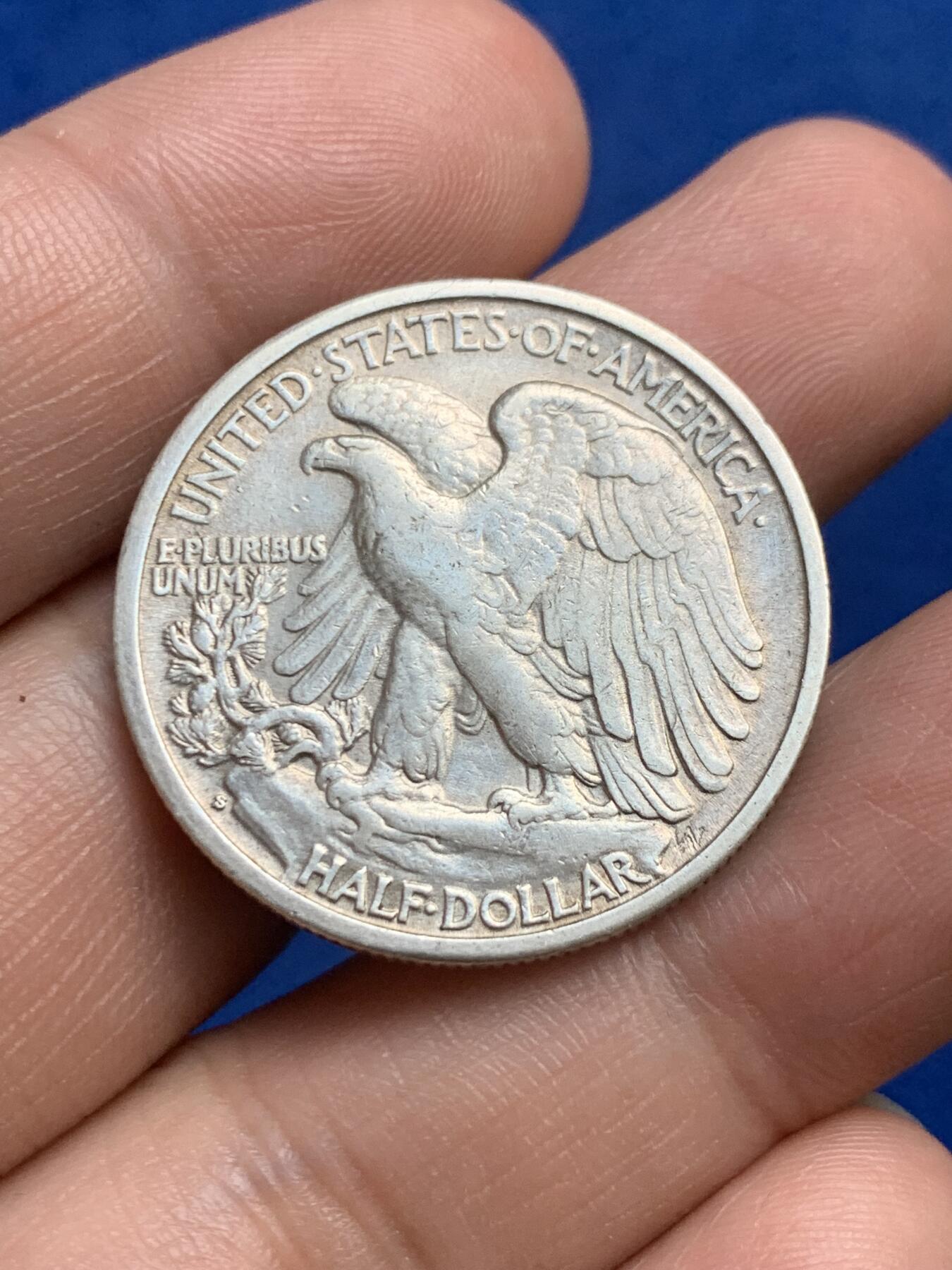 《竞宝斋》第269场- 周日，周一，周二  3场连拍 （全场包邮） 美国1941年半美元银币