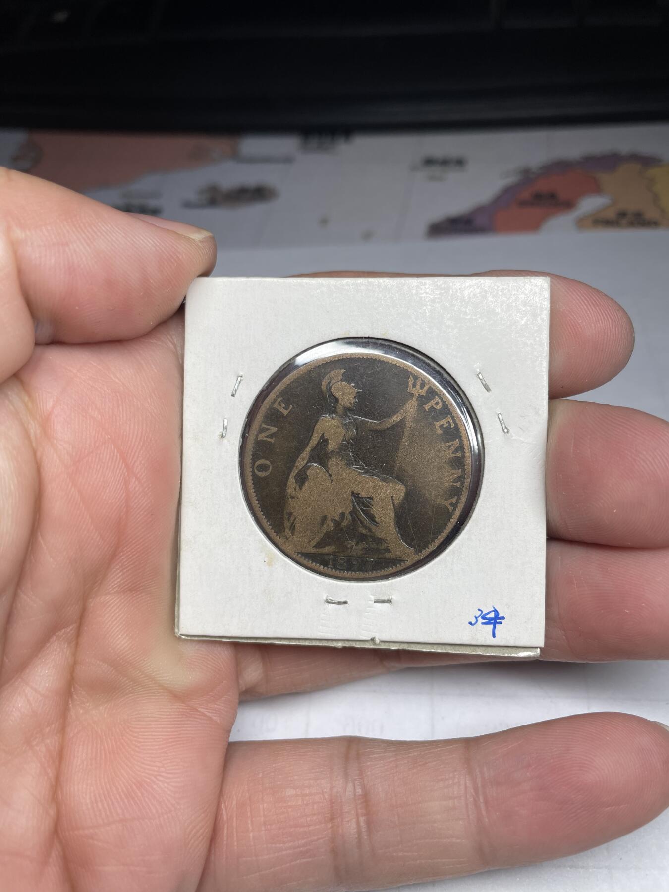 2024年集古藏今外币拍卖第七期-第3场—（总第63拍） 1879年英国一便士