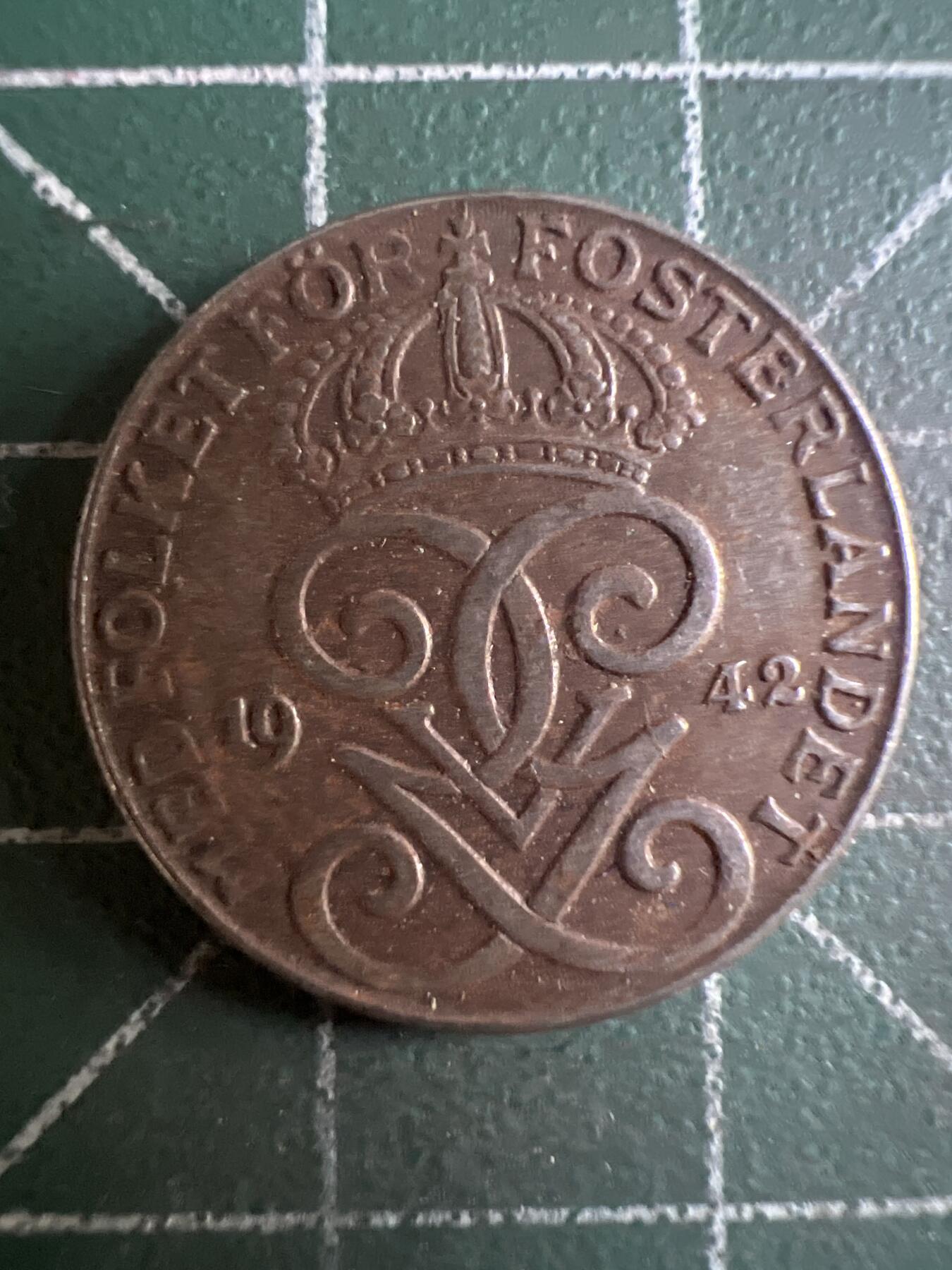 第607期 硬币专场 （无押金，捡漏，全场50包邮，偏远地区除外，接收代拍业务） 瑞典2欧尔 铁币