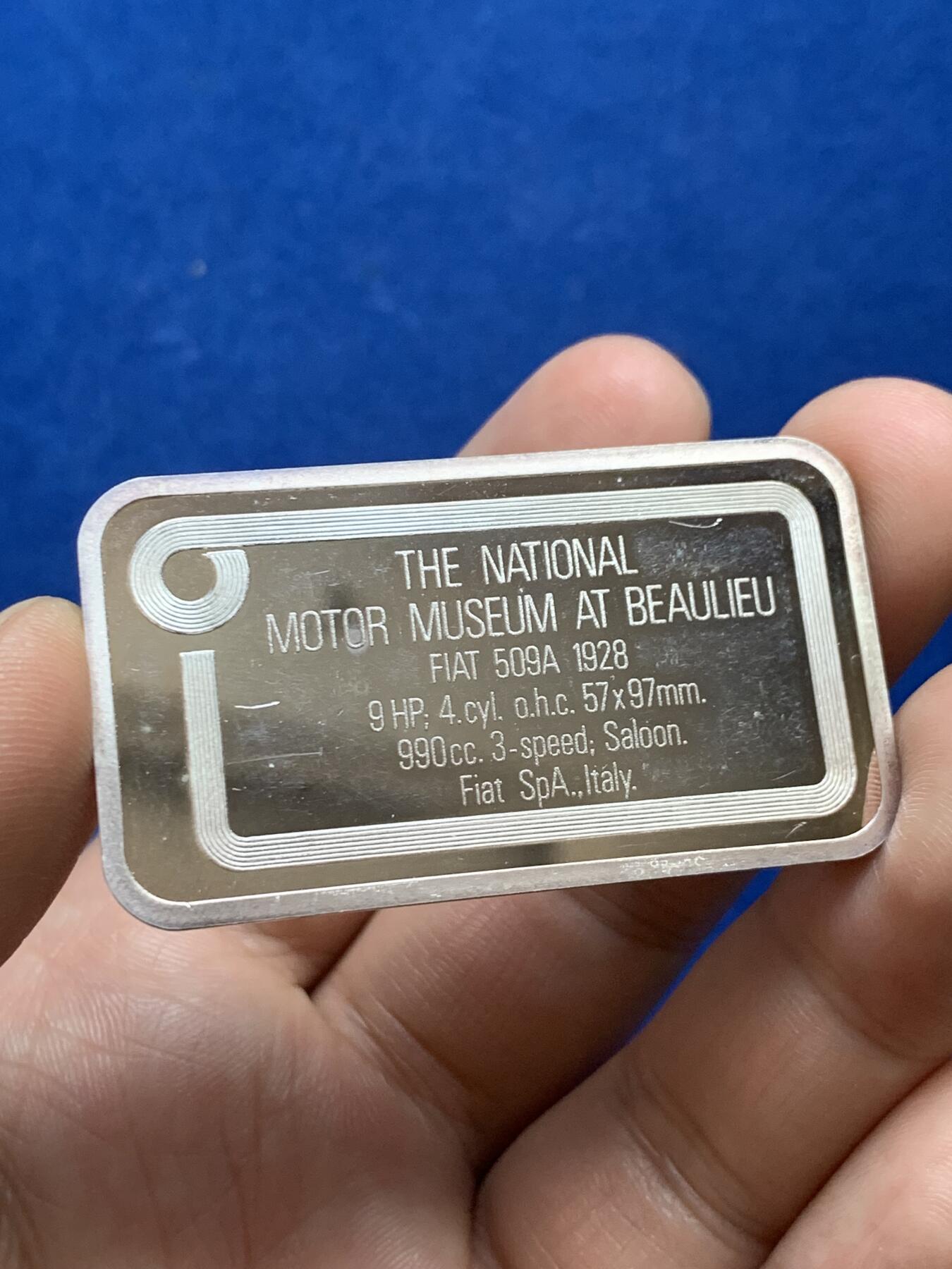 《竞宝斋》第269场- 周日，周一，周二  3场连拍 （全场包邮） 1928款意大利老爷车索菲达银砖 925银 68.5g的大家伙手感十足 百年老物件保存完好 镜面超好