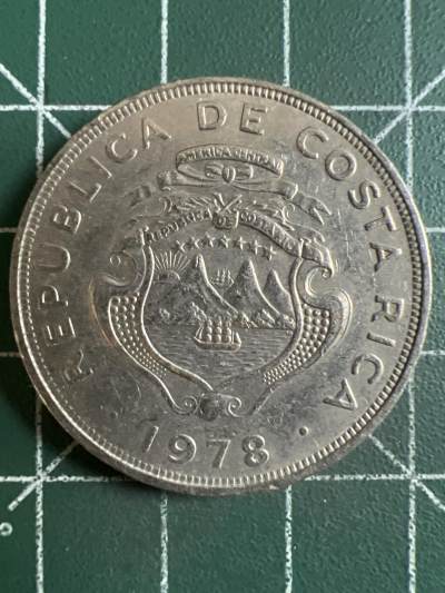第607期 硬币专场 （无押金，捡漏，全场50包邮，偏远地区除外，接收代拍业务） - 哥斯达黎加2克朗  1978年