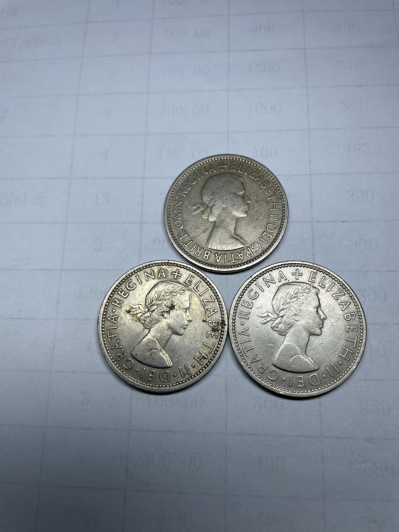 2024年集古藏今外币拍卖第七期-第3场—（总第63拍） 英国2先令3枚