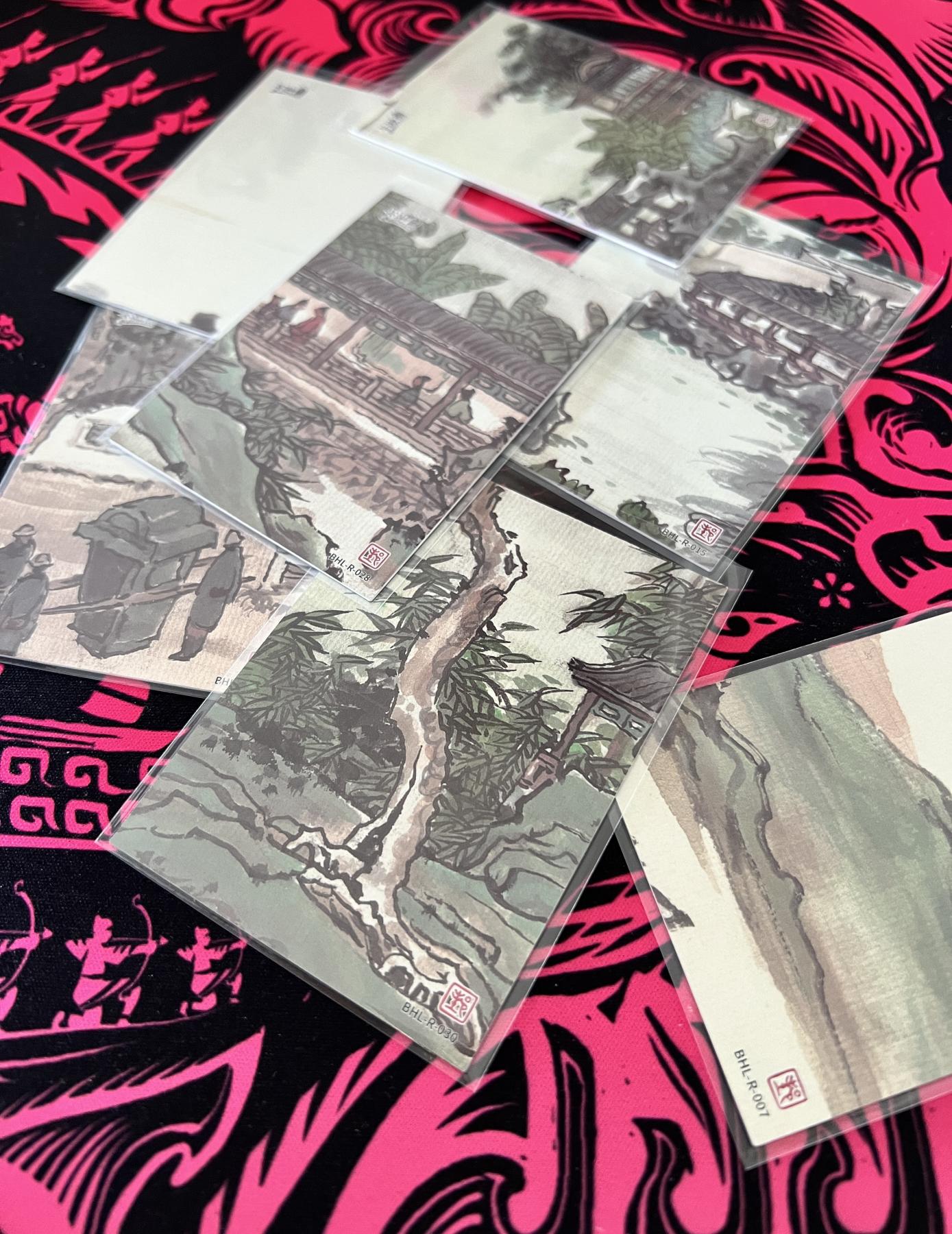 锦色铺子的卡拍 第二十二期   卡游 梦回金陵 章 7张 宝玉摔玉、惜春出家、醉卧花茵、病补金裘等