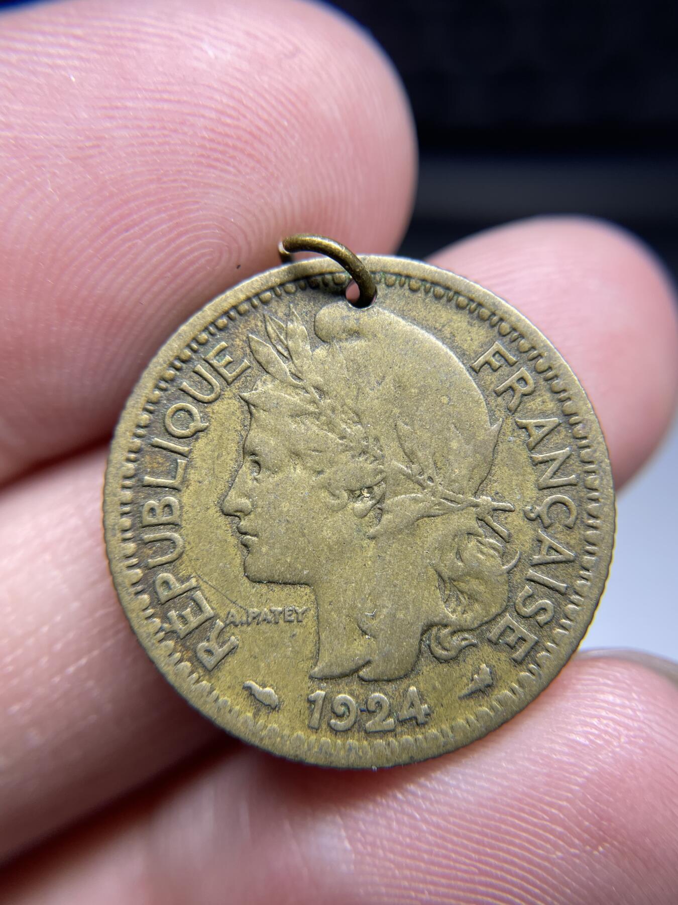 2024年集古藏今外币拍卖第七期-第3场—（总第63拍） 1924年法属多哥1法郎