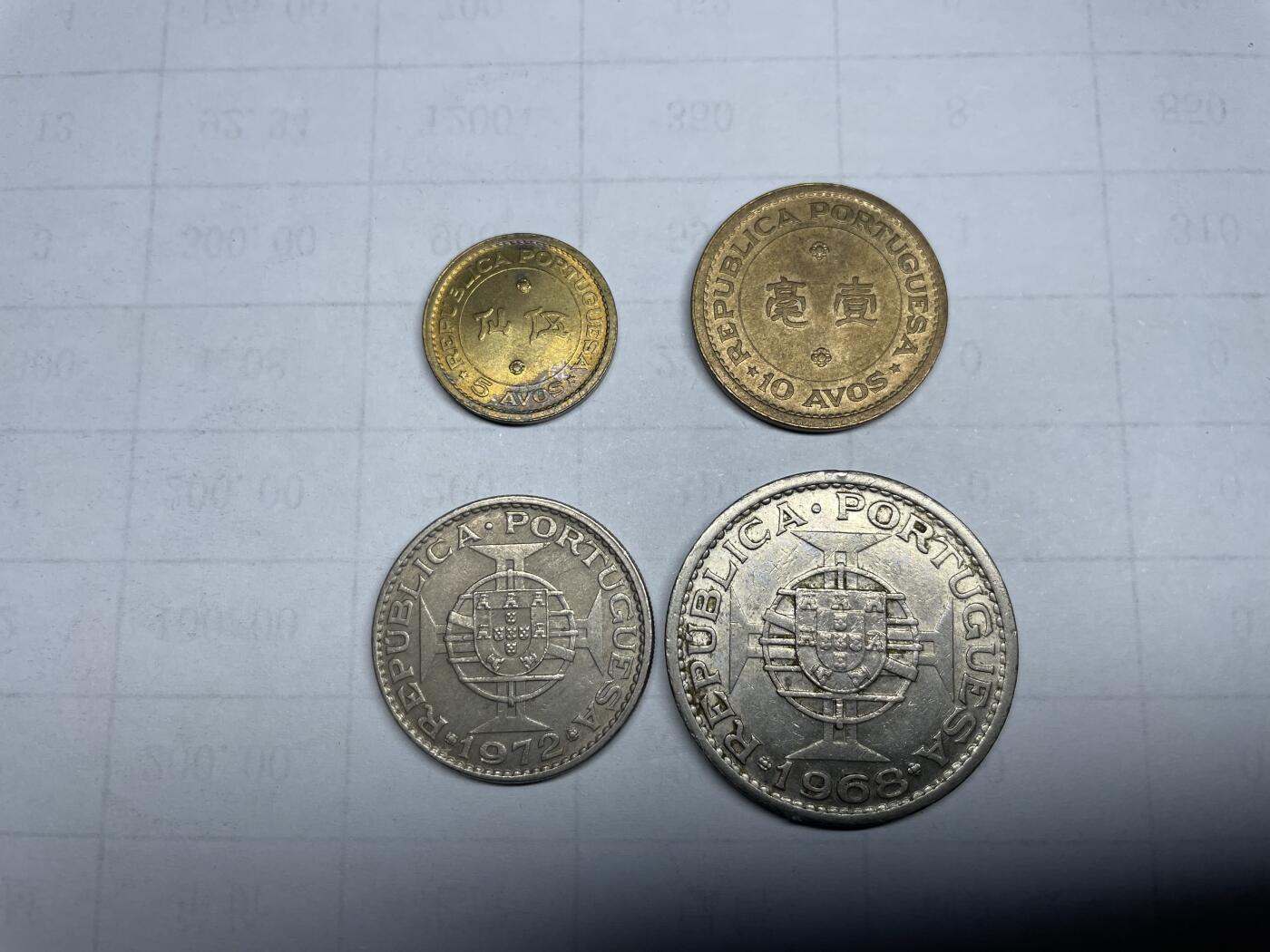 2024年集古藏今外币拍卖第七期-第3场—（总第63拍） 澳门早期四枚