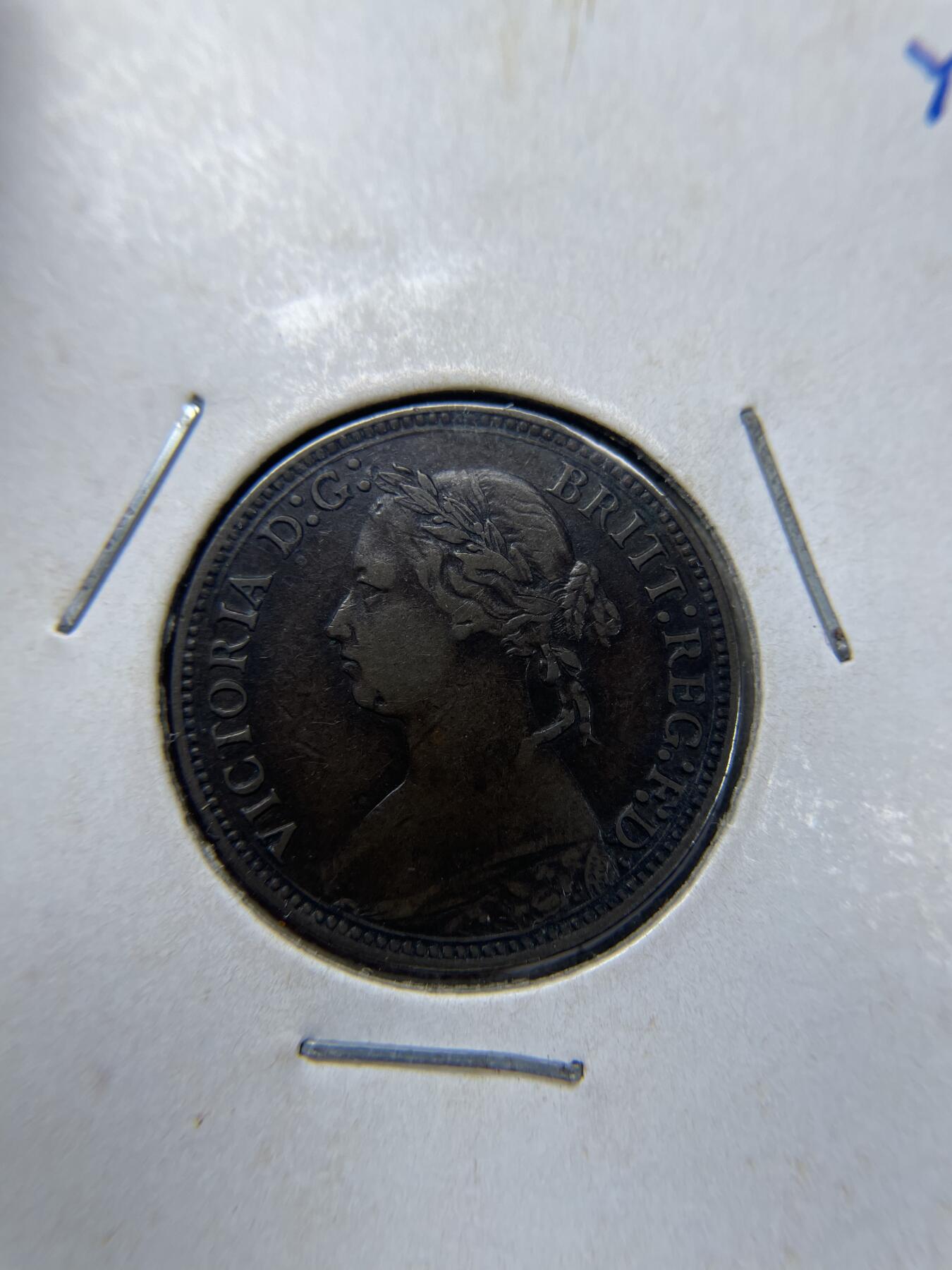 2024年集古藏今外币拍卖第七期-第3场—（总第63拍） 1878年英国一法新铜币