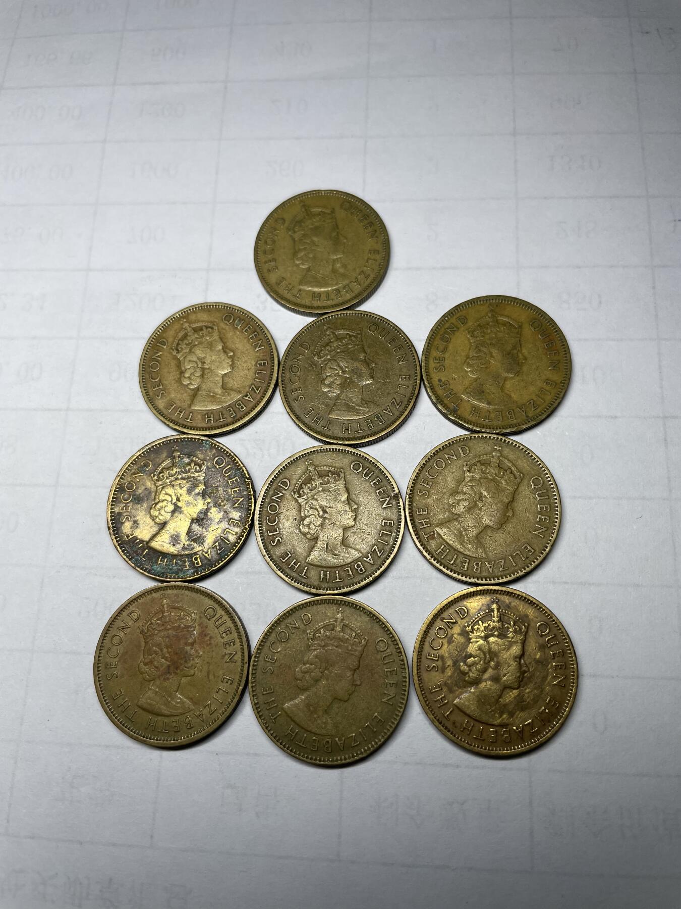 2024年集古藏今外币拍卖第七期-第3场—（总第63拍） 香港一毫各年份10枚