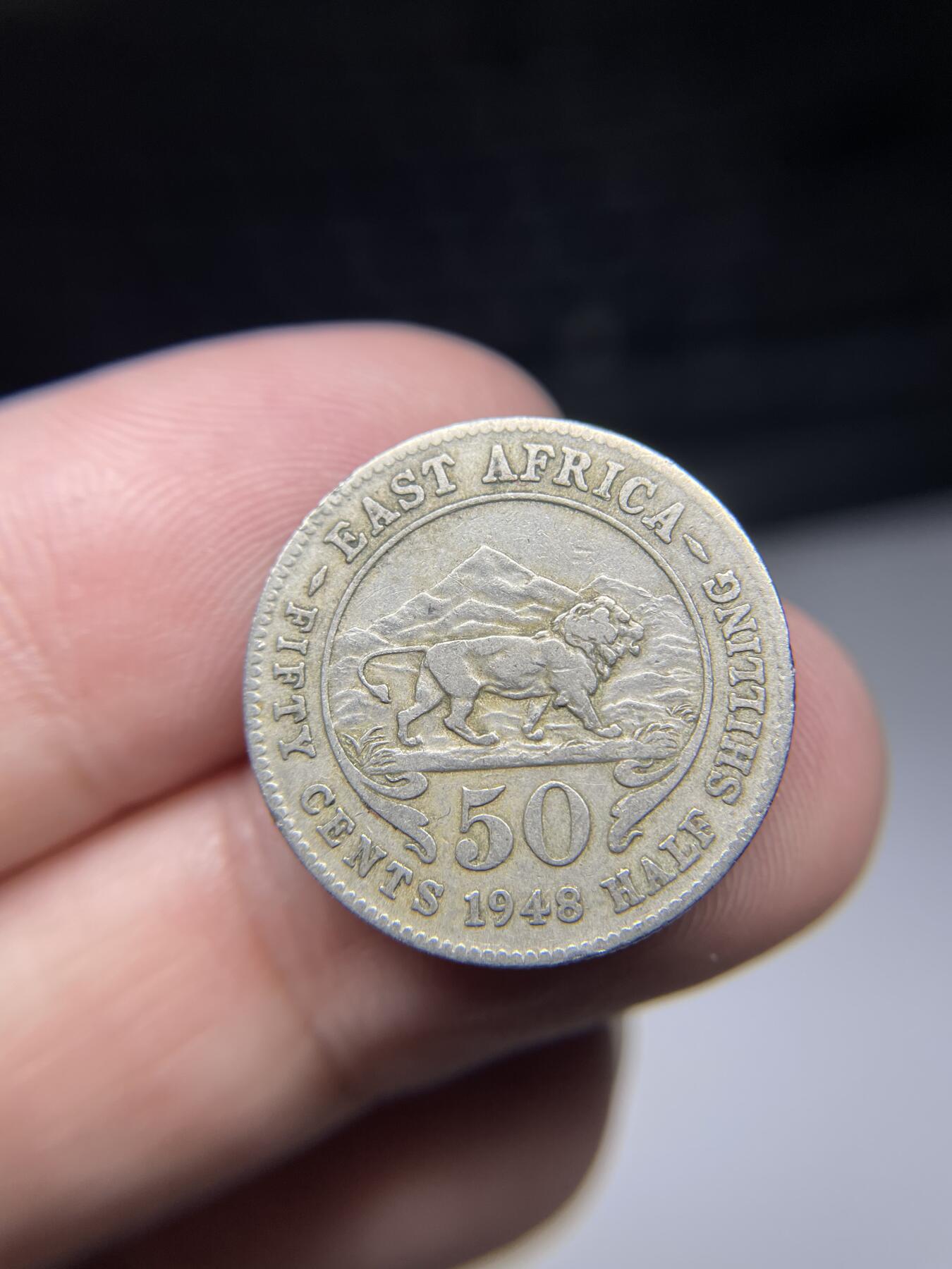 2024年集古藏今外币拍卖第七期-第4场—（总第64拍） 1948年英属东非50分
