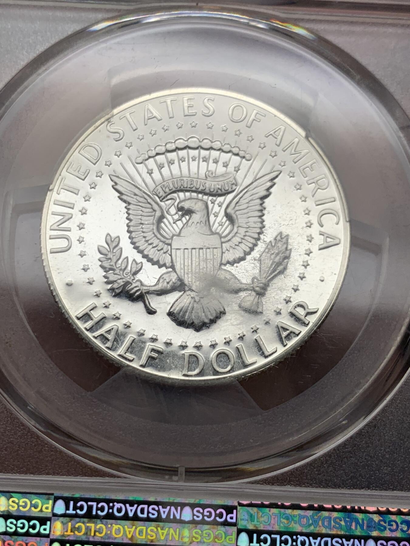 《竞宝斋》第269场- 周日，周一，周二  3场连拍 （全场包邮） PCGS PR68 美国1970年S版肯尼迪像半美元银币