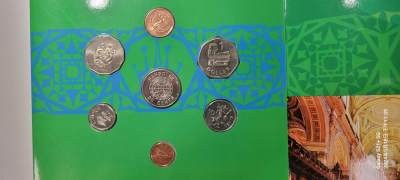 2024第八期套币，硬币专场 - 所罗门群岛7枚套币卡册 硬币 套币 全部2005年