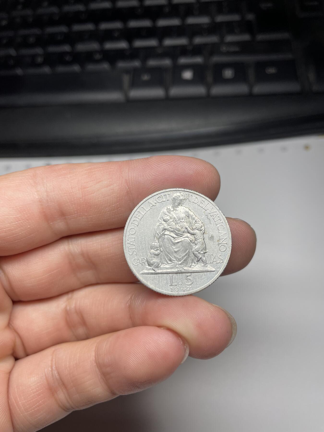 2024年集古藏今外币拍卖第七期-第4场—（总第64拍） 梵蒂冈5里拉