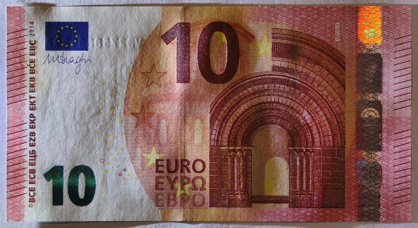 紫瑗钱币——第351期拍卖——纸币场 欧元 西班牙 2014年 圣天使桥 10欧元 UNC