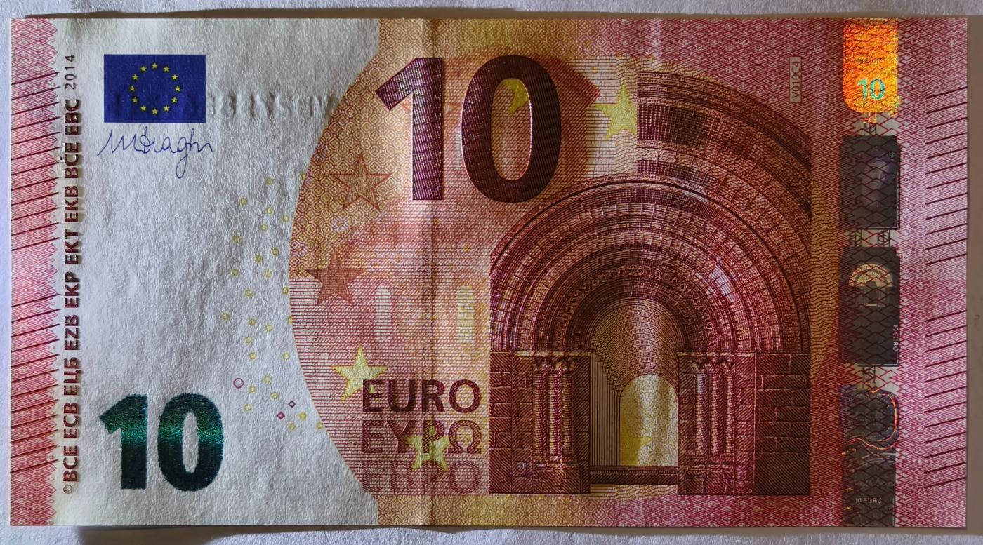 紫瑗钱币——第351期拍卖——纸币场 欧元 西班牙 2014年 圣天使桥 10欧元 UNC