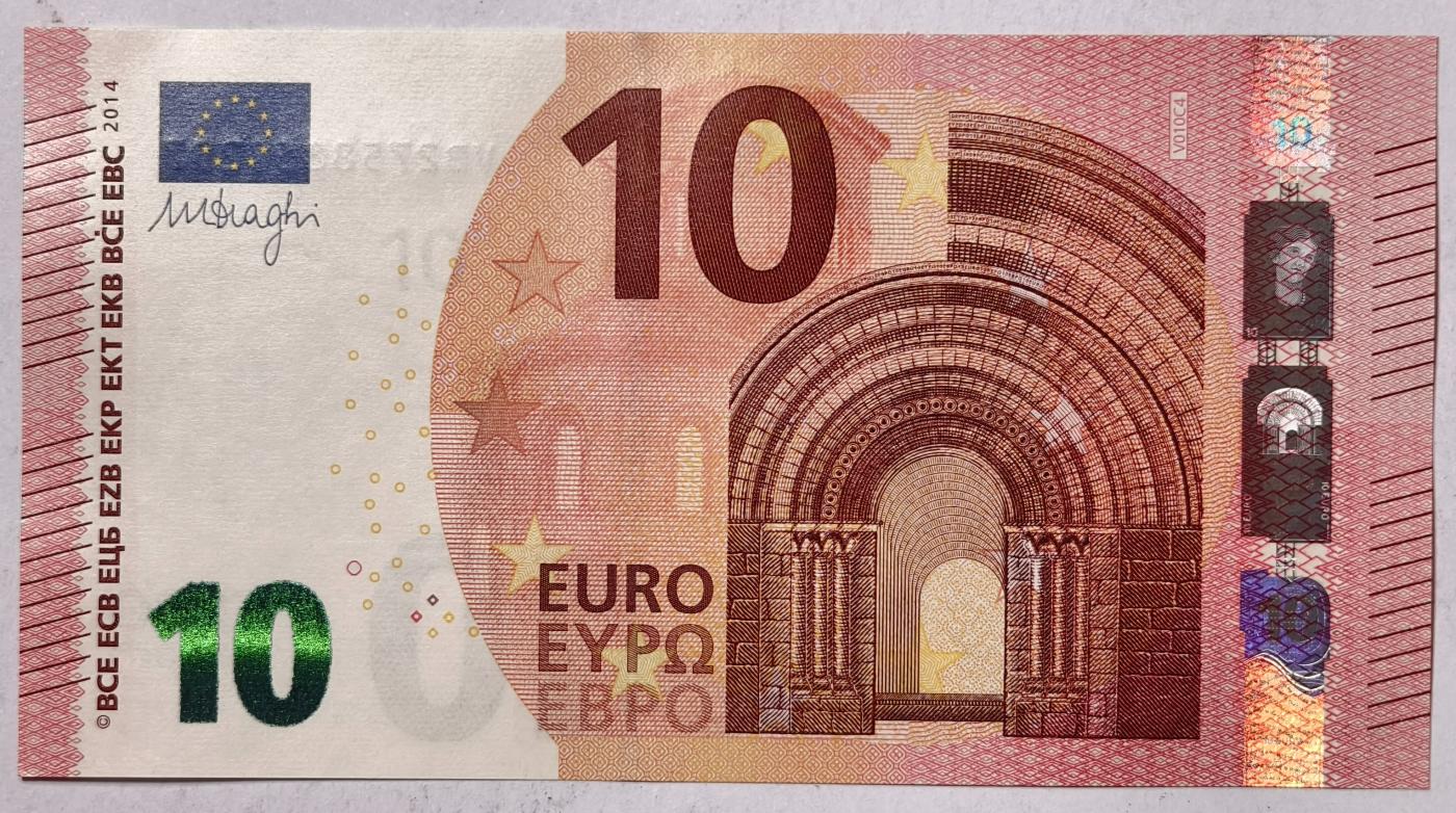 紫瑗钱币——第351期拍卖——纸币场 欧元 西班牙 2014年 圣天使桥 10欧元 UNC