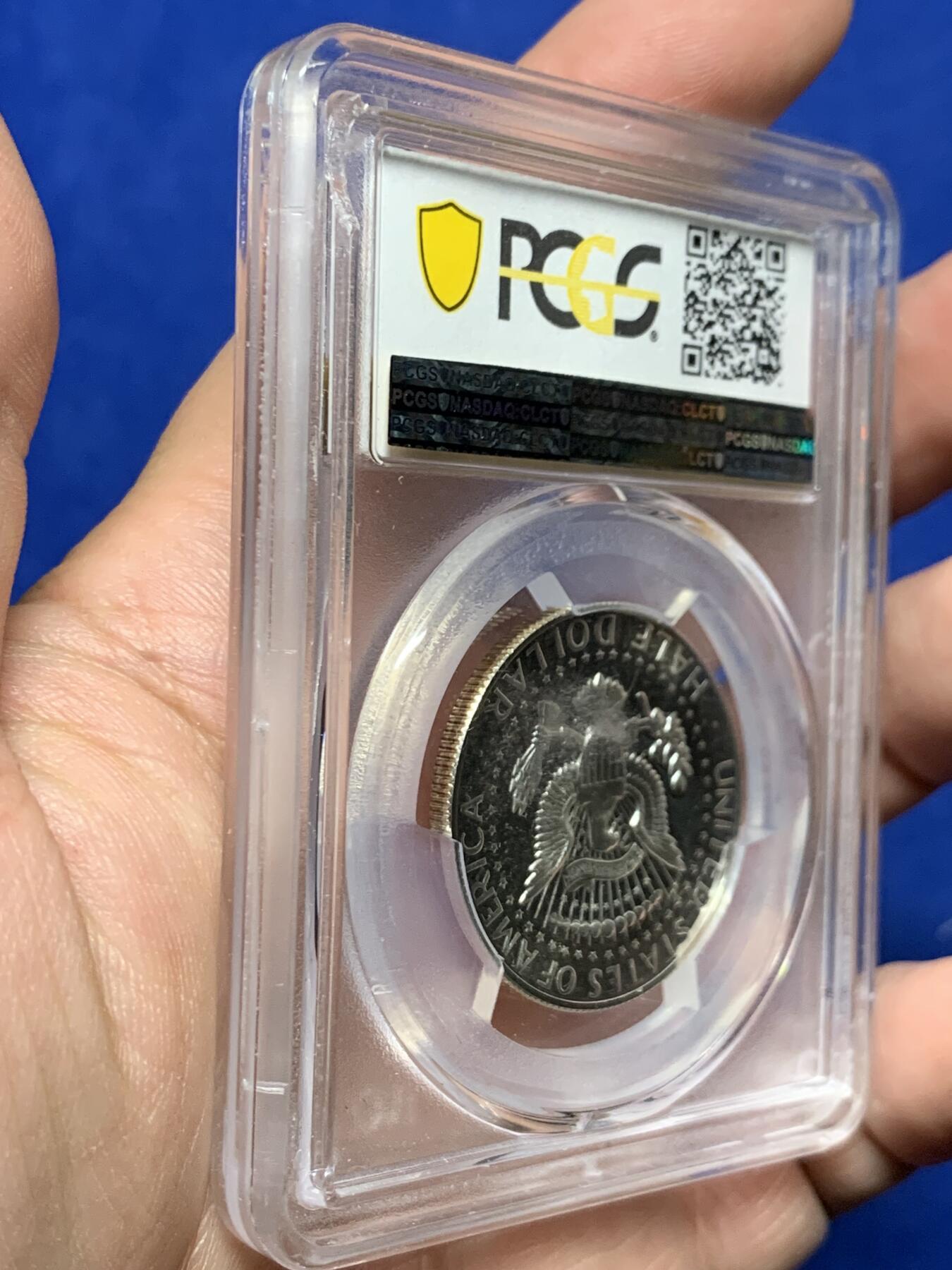 《竞宝斋》第269场- 周日，周一，周二  3场连拍 （全场包邮） PCGS PR68 美国1970年S版肯尼迪像半美元银币