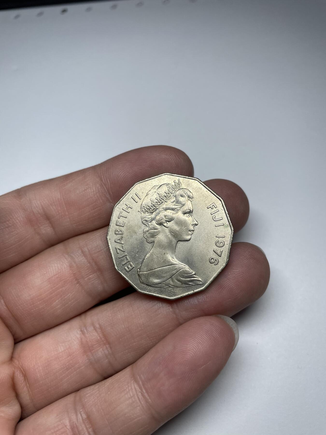 2024年集古藏今外币拍卖第七期-第4场—（总第64拍） 1976年斐济50分