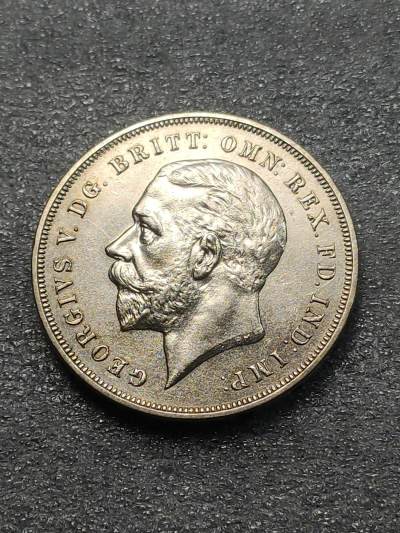 世界各国银币章专场（第六场） - 1935年英国乔治五世1克朗银币（马剑）