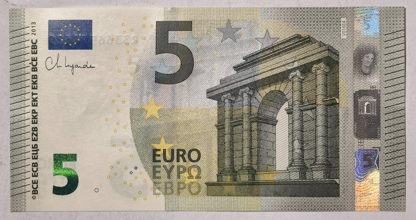 紫瑗钱币——第351期拍卖——纸币场 欧元 西班牙 2013年 加尔桥 5欧元 UNC