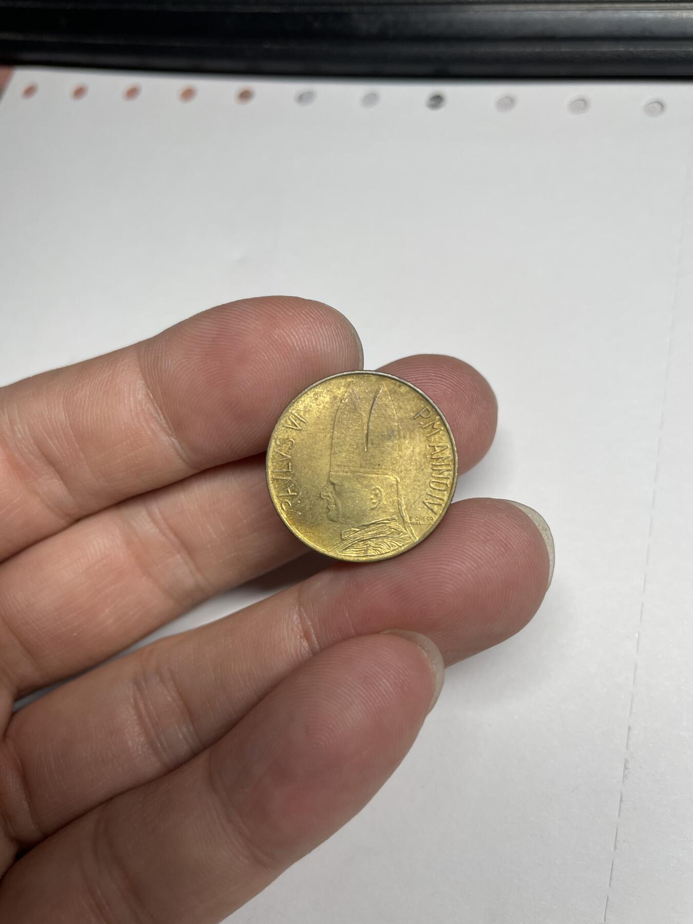 2024年集古藏今外币拍卖第七期-第4场—（总第64拍） 1966年梵蒂冈20里拉