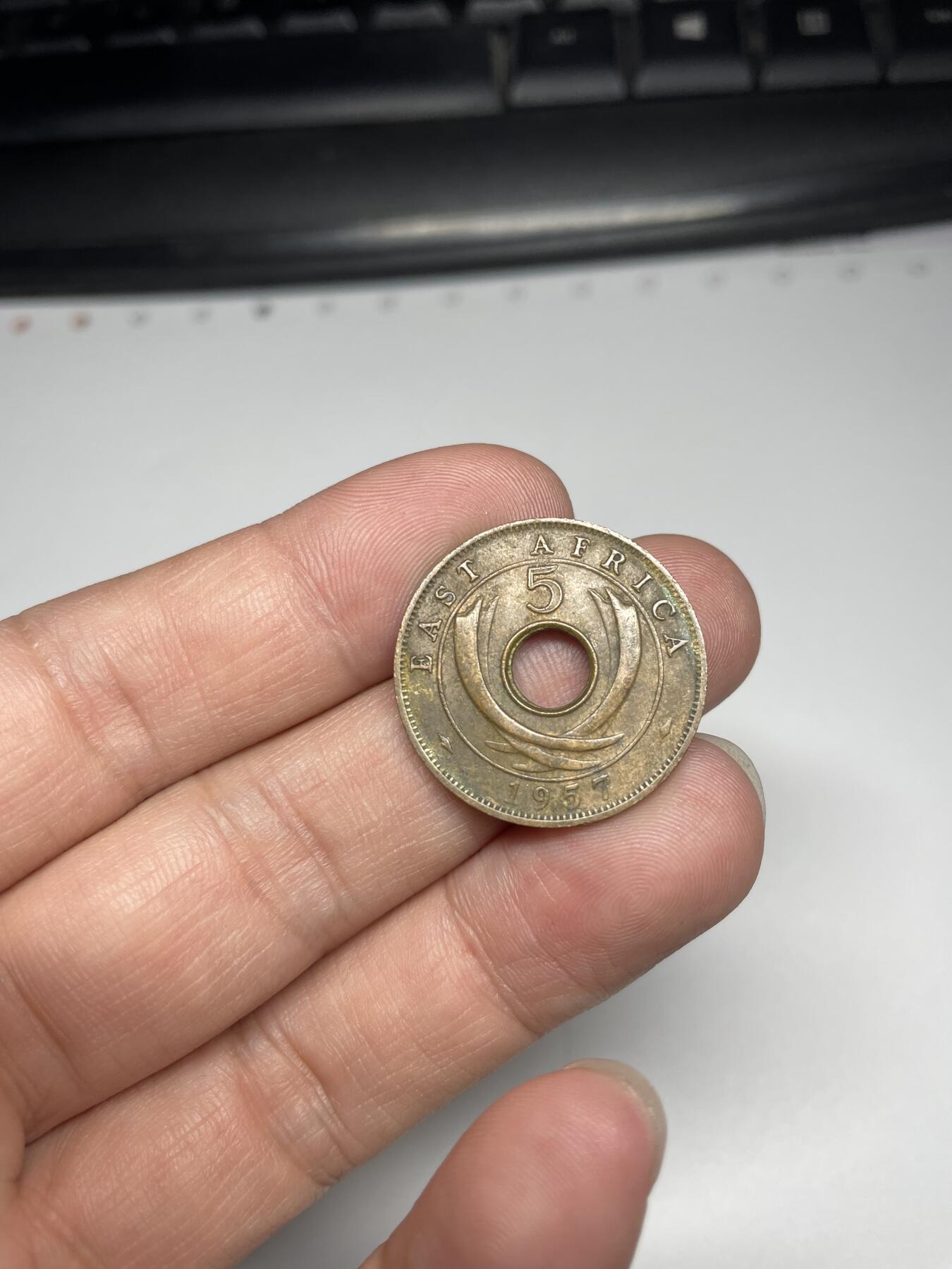 2024年集古藏今外币拍卖第七期-第4场—（总第64拍） 1957年英属东非5分