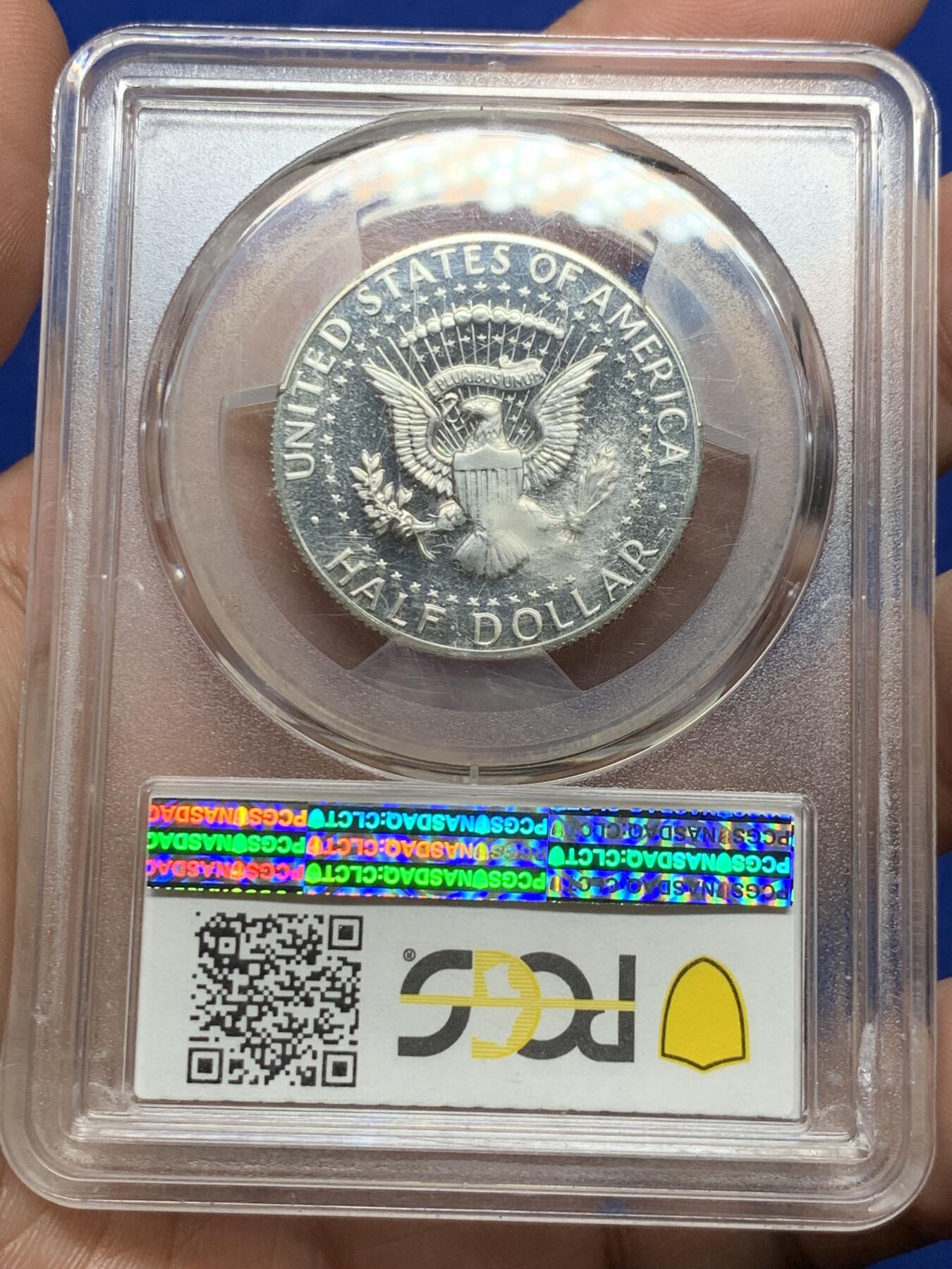 《竞宝斋》第269场- 周日，周一，周二  3场连拍 （全场包邮） PCGS PR68 美国1970年S版肯尼迪像半美元银币