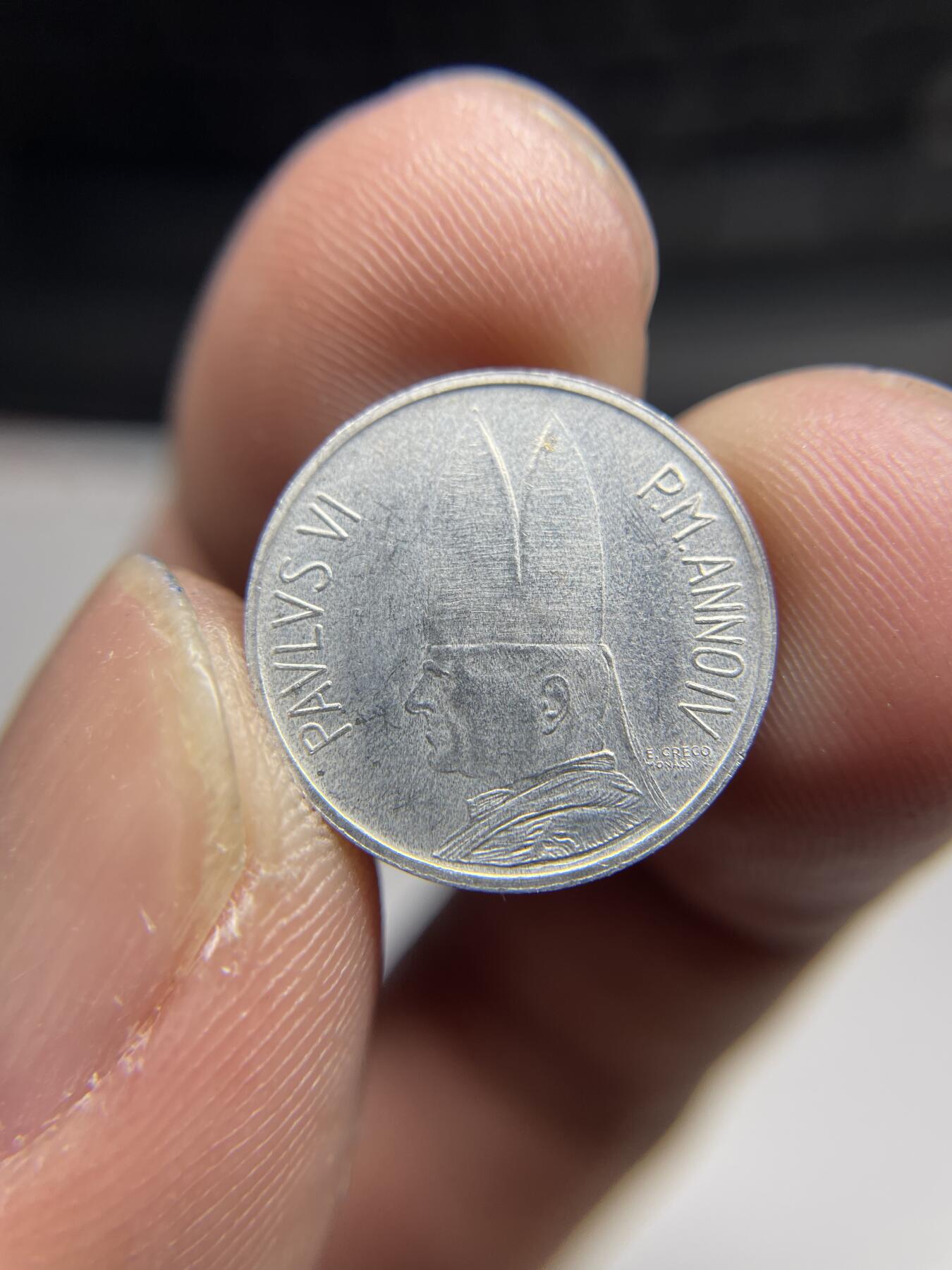 2024年集古藏今外币拍卖第七期-第4场—（总第64拍） 1966年梵蒂冈1里拉