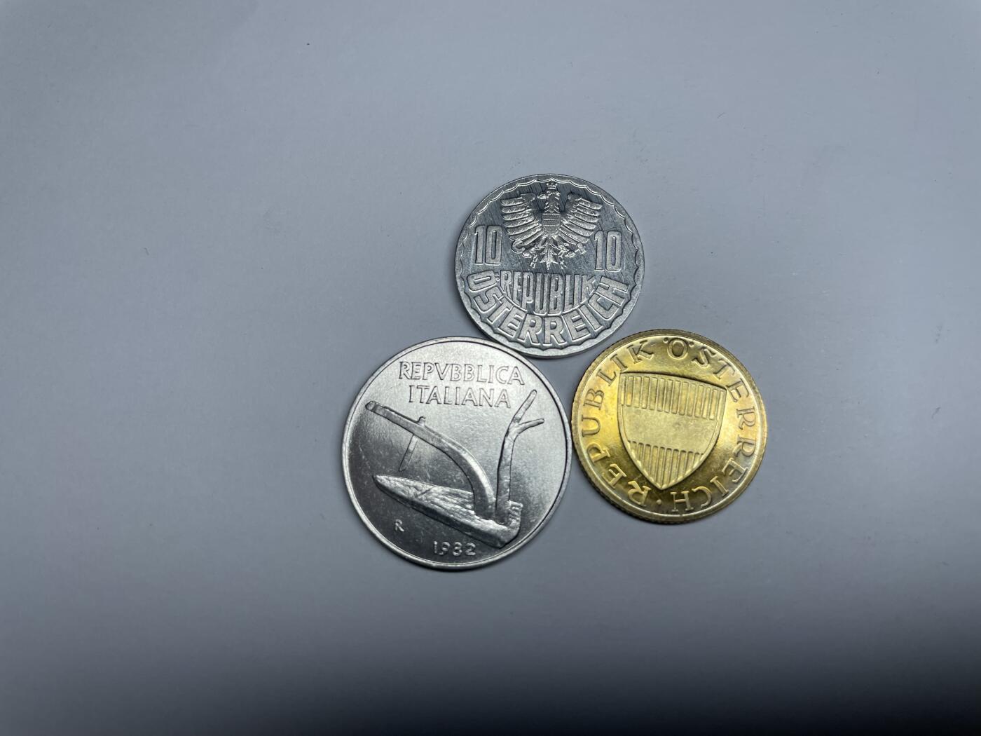 2024年集古藏今外币拍卖第七期-第4场—（总第64拍） 原光意大利奥地利三枚