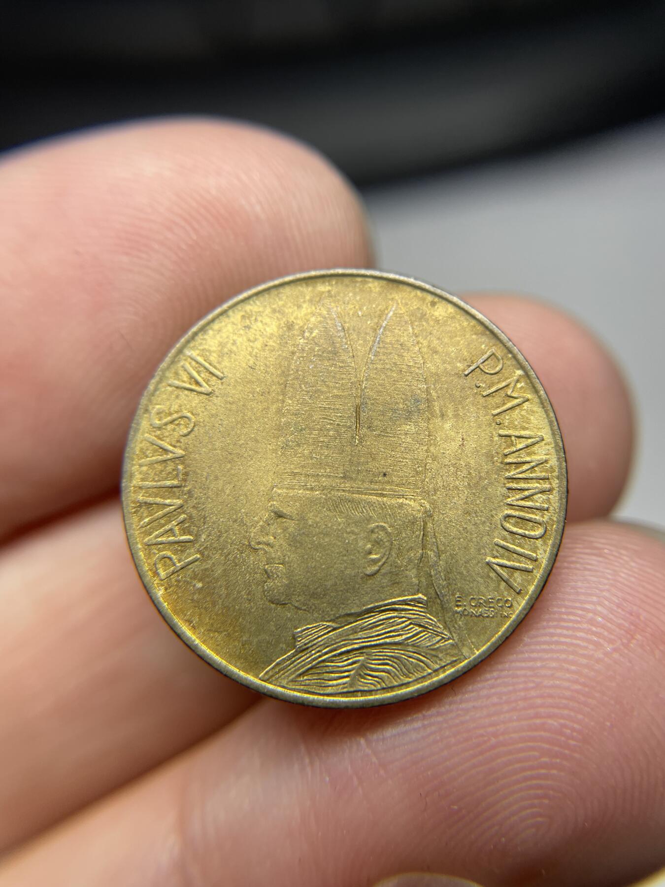 2024年集古藏今外币拍卖第七期-第4场—（总第64拍） 1966年梵蒂冈20里拉