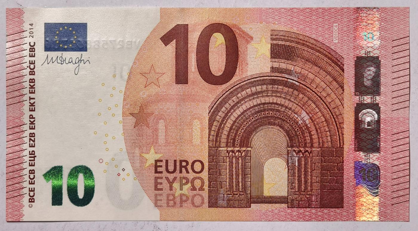 紫瑗钱币——第351期拍卖——纸币场 欧元 西班牙 2014年 圣天使桥 10欧元 UNC