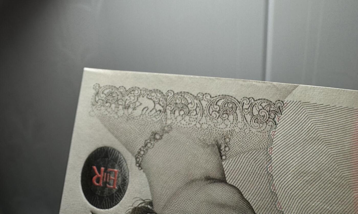 收藏联盟Quantum Auction 第347期拍卖  英国1994 (ND 2006)年50镑 品相UNC 边角微瑕 号码全程无4 英格兰银行首任总裁 霍布伦